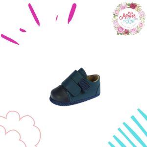 Newborn Menino Velcro Azul